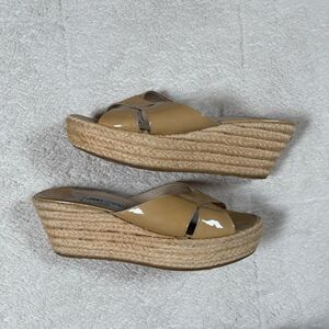 Vintage Y2K Jimmy Choo Platform Wedge Strappy Sandals